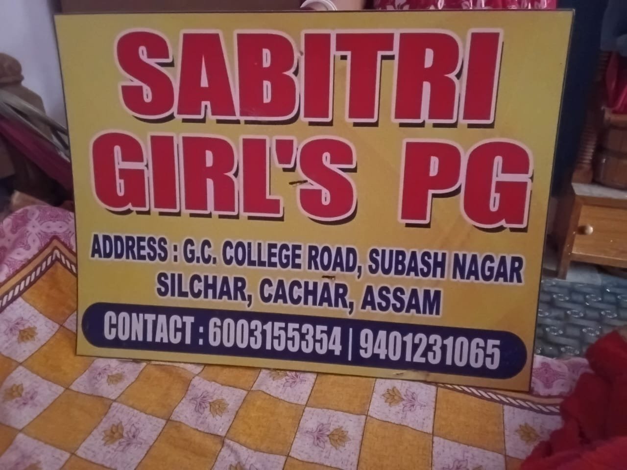Sabitri girls PG contact no 6003155354