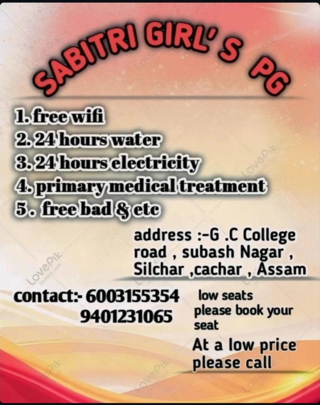 Sabitri girls pg phone no :- 6003155354,9401231065