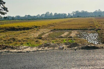 Land for sales 72 katha Shahid Nanda Chand Road bypass Lakhipur road 3 Km and Near railway station 2 Km