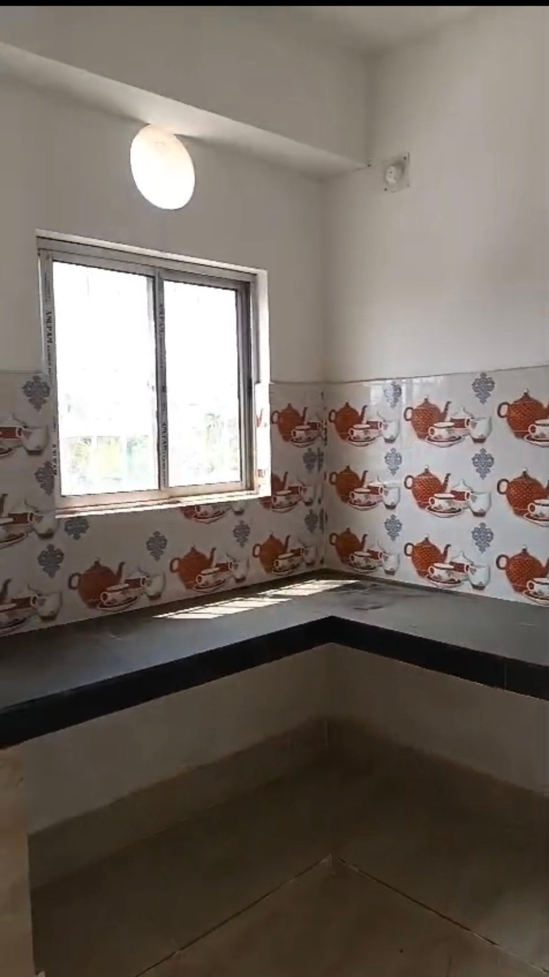 2 bed rooms, one hall plus dining space,  kitchen, 2 toilets with bath, spacious balcony