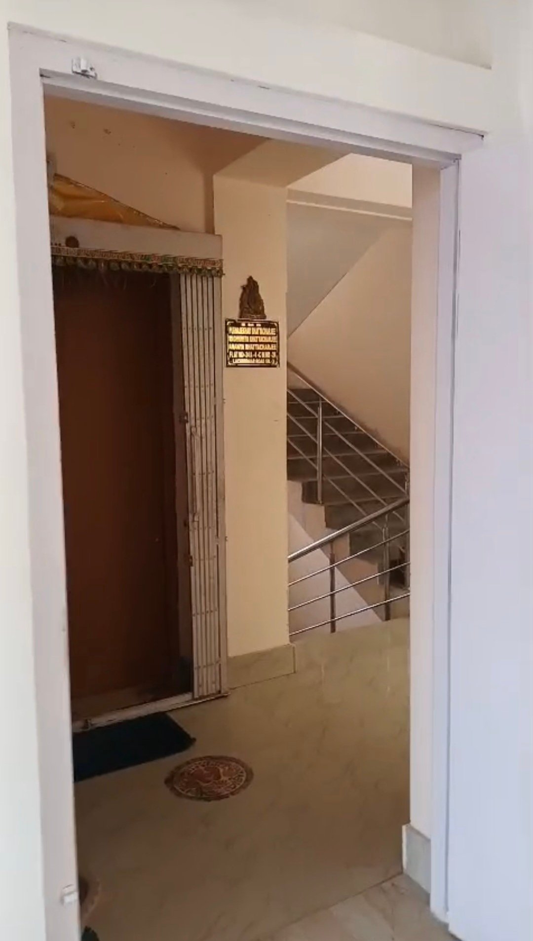 2 bed rooms, one hall plus dining space,  kitchen, 2 toilets with bath, spacious balcony