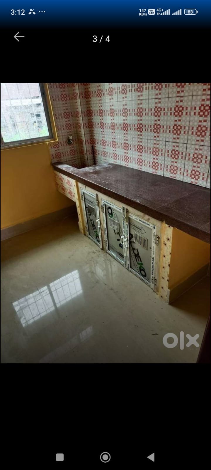 3bhk house rent. Attached kitchen bathroom. Car parking available
