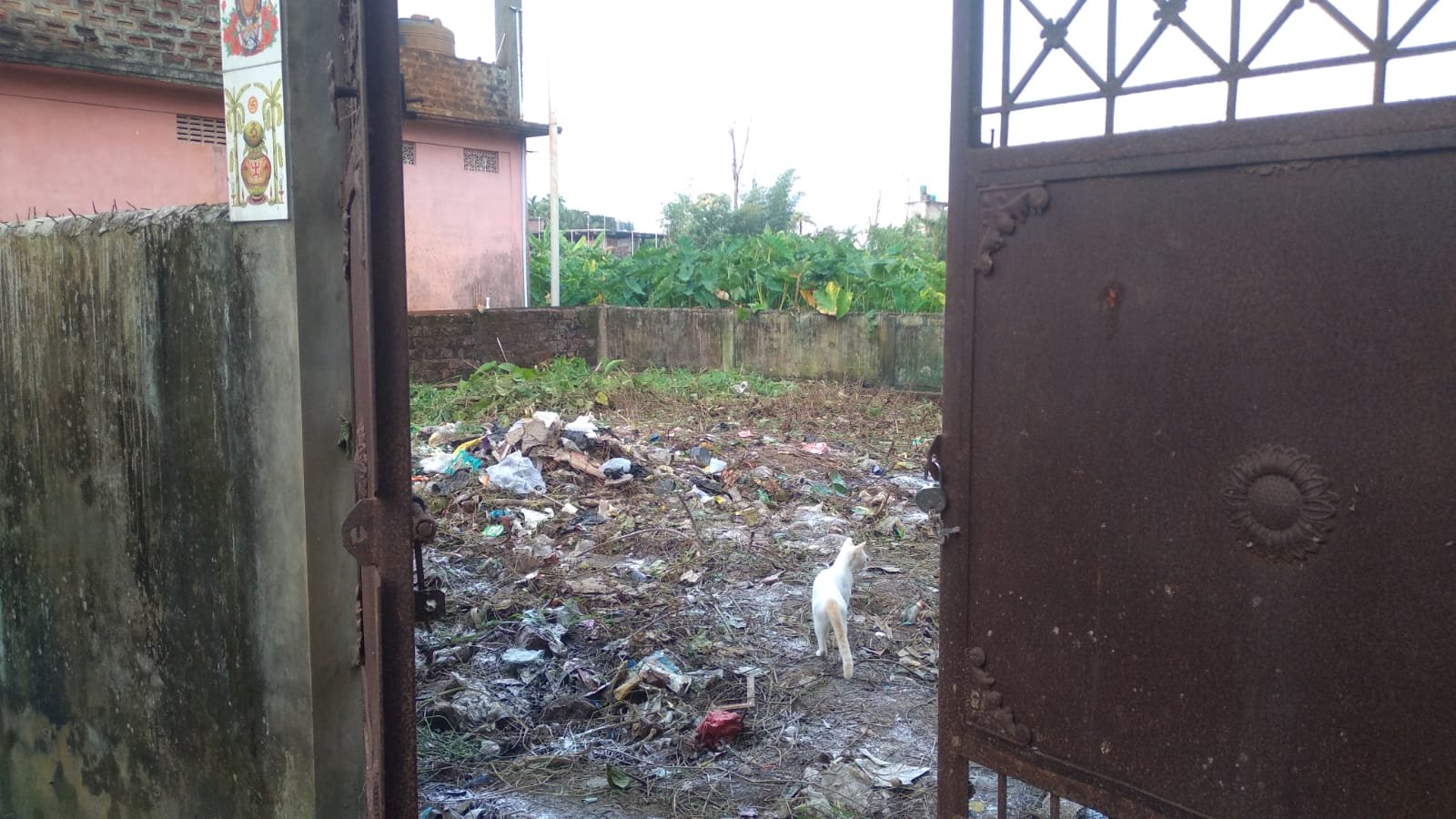 For sale a 2 katha plot at Silchar Kanakpur Part 2 with Boundary wall,Gate and Ground + 2 Foundation.